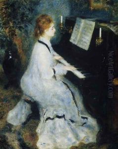 Young Woman At The Piano
