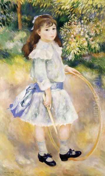 Girl With A Hoop - view 1