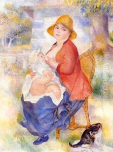 Motherhood Aka Woman Breast Feeding Her Child2