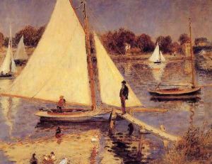Sailboats At Argenteuil by Pierre Auguste Renoir