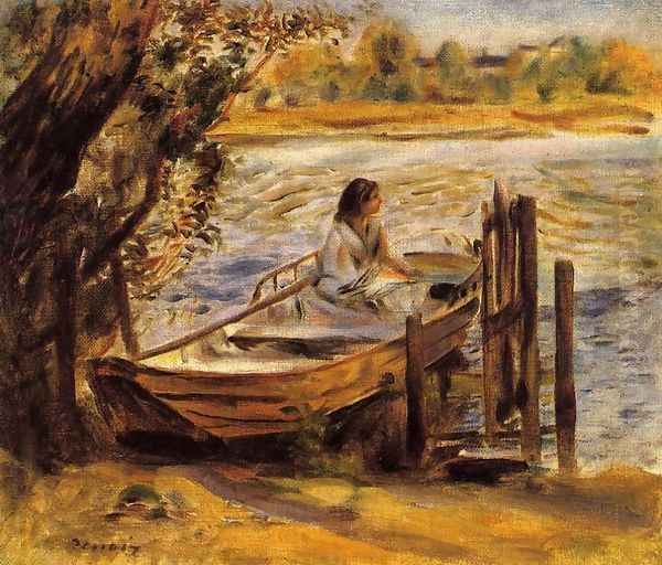 Young Woman In A Boat Aka Lise Trehot - view 1