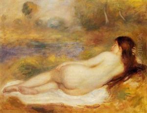 Nude Reclining On The Grass by Pierre Auguste Renoir