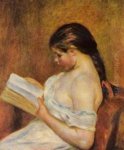 Young Girl Reading by Pierre Auguste Renoir