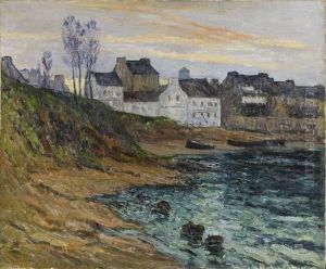 Crepuscule D'hiver A Douarnenez by Maxime Maufra