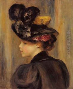 Young Woman Wearing A Black Hat