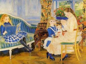 Childrens Afternoon At Wargemont Aka Marguerite Lucie And Marthe Barard