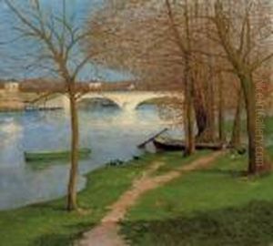 Pont Sur La Loire by Maxime Maufra