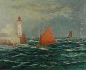 Rentree Des Bateaux De Peche A Belle Isle En Mer by Maxime Maufra