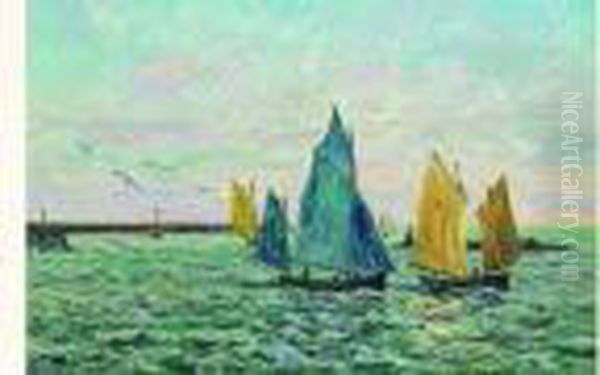 La Rentree Des Bateaux Crevettiers, Le Croisic - view 1