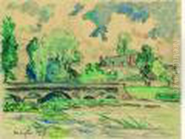 Le Pont Sur La Riviere - view 1