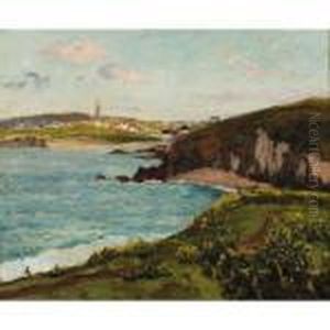 Paysage Aux Environs De Douarnenez, Brittany by Maxime Maufra
