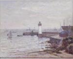 La Jetee Du Port Haliguen, Pres Qu'ile De Quiberon