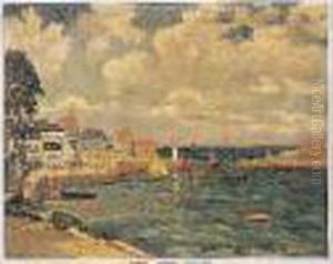 Le Port De Sauzon A L'heure De La Maree,belle-isle Le Port De Sauzon A L'heure De La Maree,belle-isle