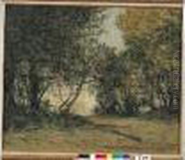 Paysage Le Soir Au Bord De La Mer (beg-meil), Baie De Concarneau - view 1