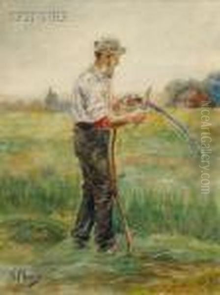 Laborer In Field - view 1
