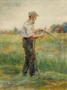 Laborer In Field by Anton Mauve