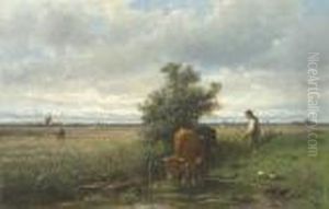 Cattle Watering by Anton Mauve