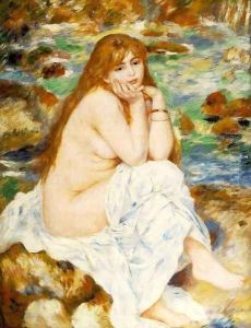 Seated Bather 6 by Pierre Auguste Renoir