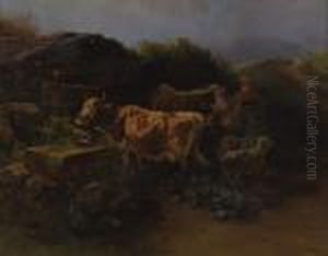 Cows Watering by Anton Mauve