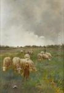 Tending Sheep by Anton Mauve