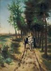 Horse Drawn Cart by Anton Mauve