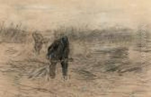 Gathering Wood - A Study - view 1