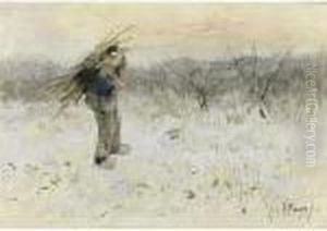 The Young Wood Gatherer by Anton Mauve