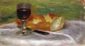 Glass of Wine by Pierre Auguste Renoir