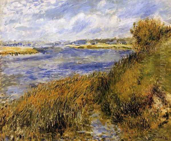 The Banks Of The Seine At Champrosay - view 1