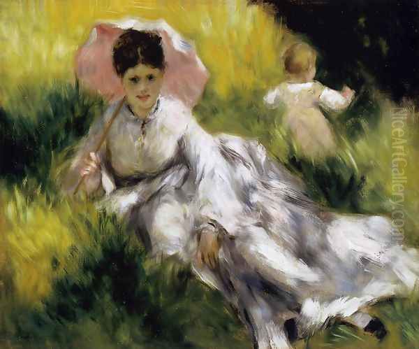 Woman With Parasol - view 1