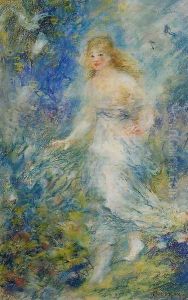 Spring (The Four Seasons) by Pierre Auguste Renoir