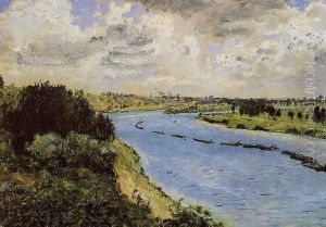 Barges On The Seine