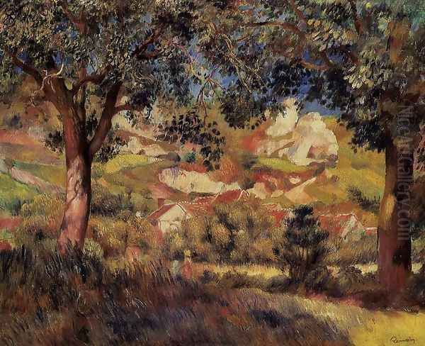 Lanscape in La Roche-Guyon - view 1