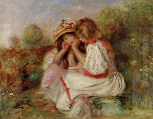 Two Little Girls by Pierre Auguste Renoir