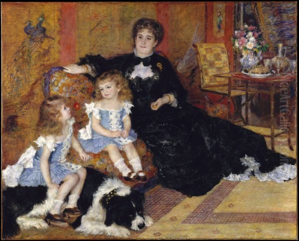 Madame Georges Charpentier and her Children, Georgette and Paul by Pierre Auguste Renoir