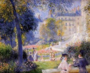 Place De La Trinite 2 by Pierre Auguste Renoir