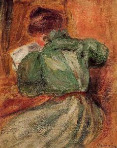 Arbor At The Moulin De La Galette by Pierre Auguste Renoir