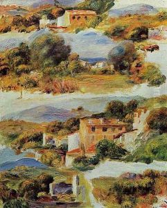 Houses At Cagnes3 by Pierre Auguste Renoir