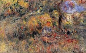 Landscape (sketch) by Pierre Auguste Renoir