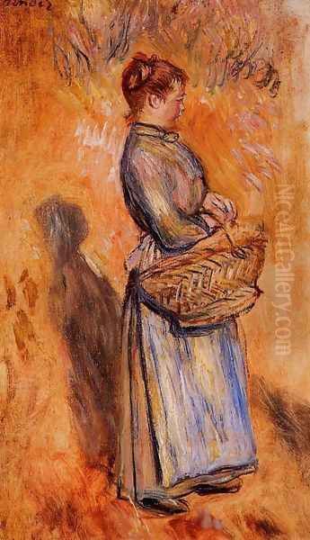 Peasant Woman Standing In A Landscape - view 1