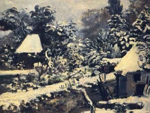 Landscape Snow Effect by Pierre Auguste Renoir