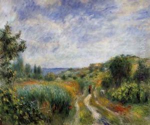 Landscape Near Essoyes by Pierre Auguste Renoir