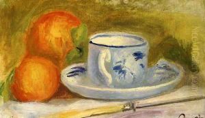 Cup and Oranges by Pierre Auguste Renoir