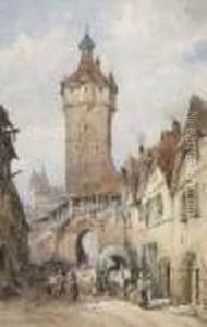 Continental Street Scene by William Bingham McGuinness