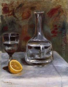 Still Life With Carafe by Pierre Auguste Renoir