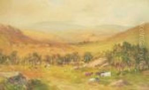 Landscape With Cattle In The Foreground by William Bingham McGuinness