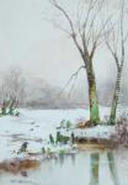 A Winter Day Near Edgeware - view 1