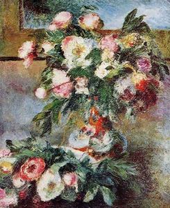 Peonies by Pierre Auguste Renoir