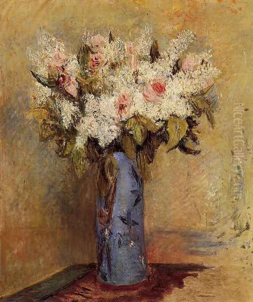 Vase Of Lilacs And Roses - view 1