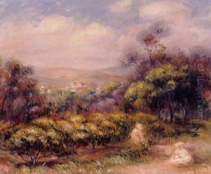 Cagnes Landscape3 by Pierre Auguste Renoir